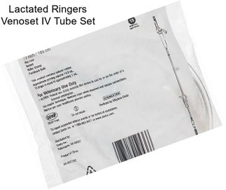 Lactated Ringers Venoset IV Tube Set