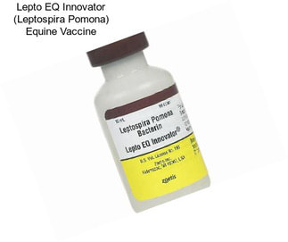 Lepto EQ Innovator (Leptospira Pomona) Equine Vaccine