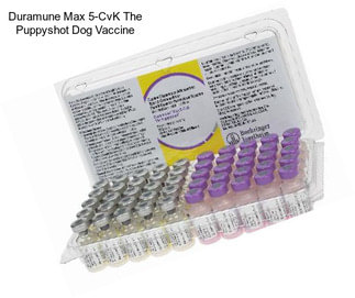 Duramune Max 5-CvK The Puppyshot Dog Vaccine