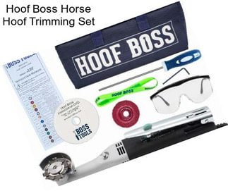 Hoof Boss Horse Hoof Trimming Set
