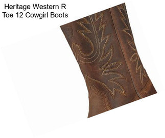 Heritage Western R Toe 12\