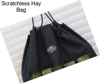 Scratchless Hay Bag