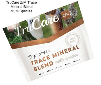 TruCare Z/M Trace Mineral Blend Multi-Species