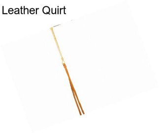 Leather Quirt