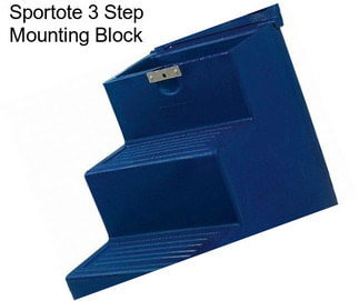 Sportote 3 Step Mounting Block
