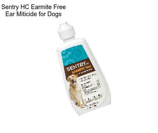 Sentry HC Earmite Free Ear Miticide for Dogs