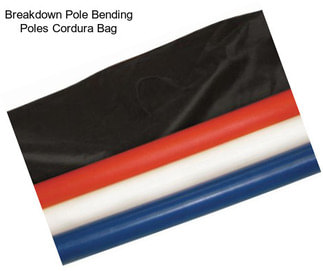 Breakdown Pole Bending Poles Cordura Bag