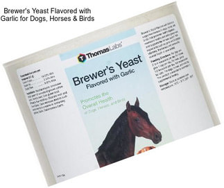 Brewer\'s Yeast Flavored with Garlic for Dogs, Horses & Birds