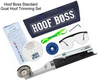 Hoof Boss Standard Goat Hoof Trimming Set