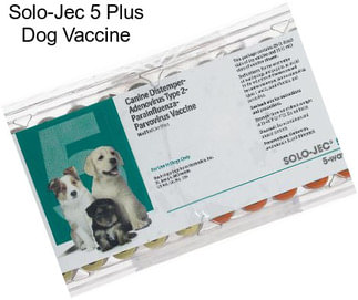 Solo-Jec 5 Plus Dog Vaccine