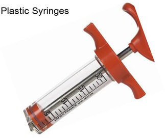 Plastic Syringes