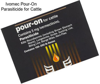 Ivomec Pour-On Parasiticide for Cattle