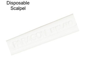 Disposable Scalpel