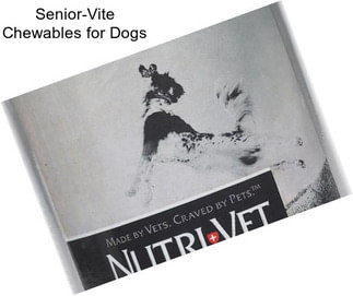 Senior-Vite Chewables for Dogs