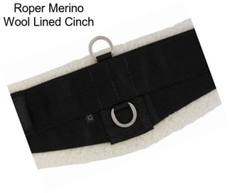 Roper Merino Wool Lined Cinch