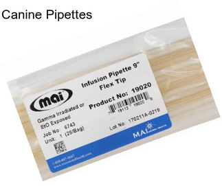 Canine Pipettes