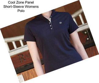 Cool Zone Panel Short-Sleeve Womens Polo