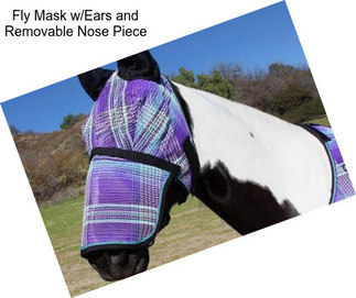 Fly Mask w/Ears and Removable Nose Piece