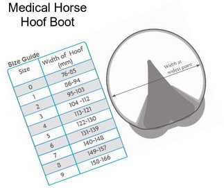 Medical Horse Hoof Boot