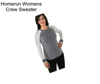 Homerun Womens Crew Sweater