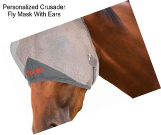 Personalized Crusader Fly Mask With Ears