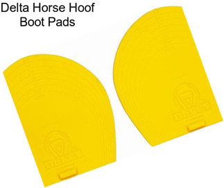 Delta Horse Hoof Boot Pads