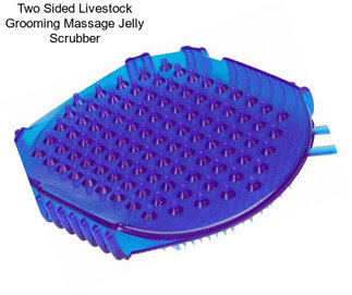 Two Sided Livestock Grooming Massage Jelly Scrubber