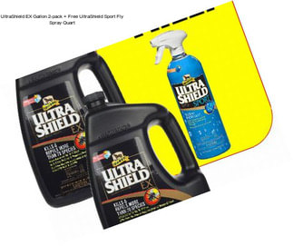 UltraShield EX Gallon 2-pack + Free UltraShield Sport Fly Spray Quart