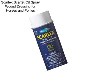 Scarlex Scarlet Oil Spray Wound Dressing for Horses and Ponies