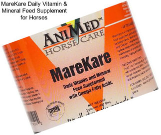 MareKare Daily Vitamin & Mineral Feed Supplement for Horses