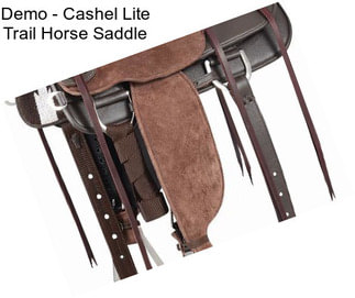 Demo - Cashel Lite Trail Horse Saddle