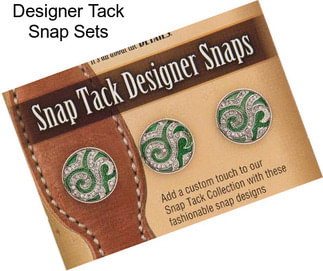 Designer Tack Snap Sets