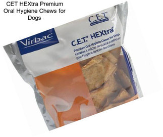 CET HEXtra Premium Oral Hygiene Chews for Dogs