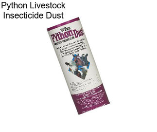 Python Livestock Insecticide Dust