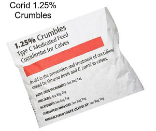 Corid 1.25% Crumbles