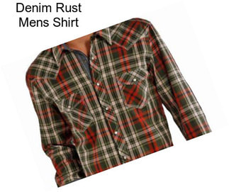 Denim Rust Mens Shirt