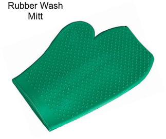 Rubber Wash Mitt