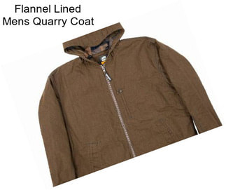 Flannel Lined Mens Quarry Coat
