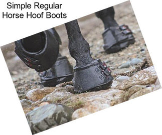 Simple Regular Horse Hoof Boots