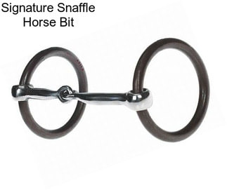 Signature Snaffle Horse Bit