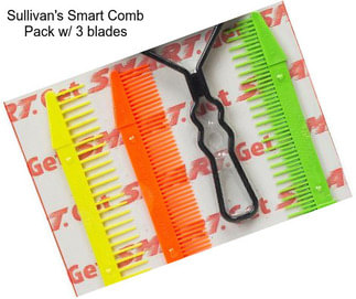 Sullivan\'s Smart Comb Pack w/ 3 blades