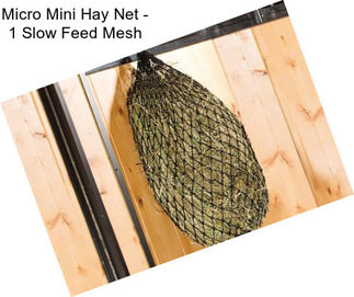 Micro Mini Hay Net - 1\