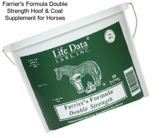 Farrier\'s Formula Double Strength Hoof & Coat Supplement for Horses