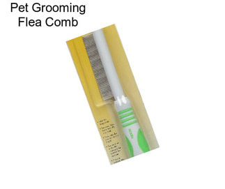 Pet Grooming Flea Comb