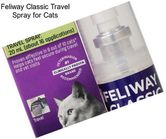 Feliway Classic Travel Spray for Cats