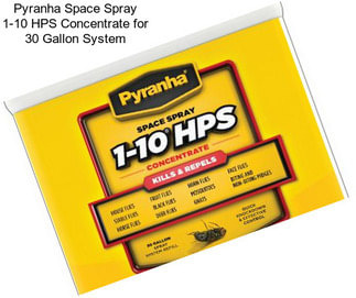 Pyranha Space Spray 1-10 HPS Concentrate for 30 Gallon System