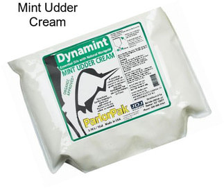 Mint Udder Cream