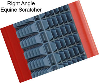 Right Angle Equine Scratcher