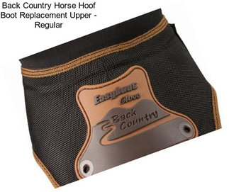 Back Country Horse Hoof Boot Replacement Upper - Regular