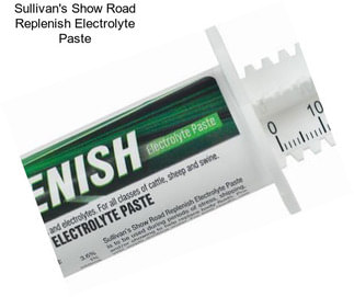 Sullivan\'s Show Road Replenish Electrolyte Paste